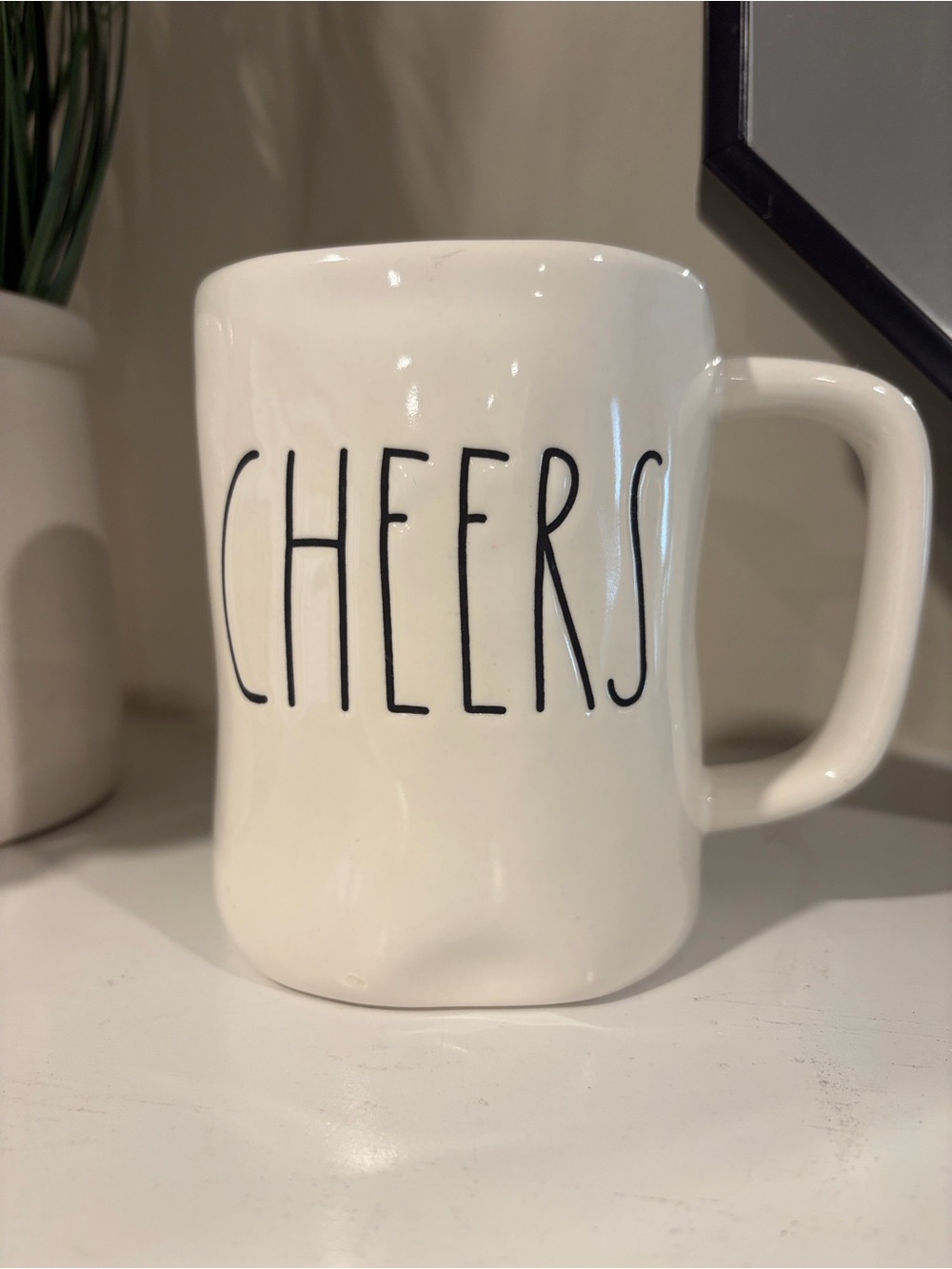 Rae Dunn CHEERS Mug - NEW! NEVER USED! coffee mugs cup cups home kitchen dining